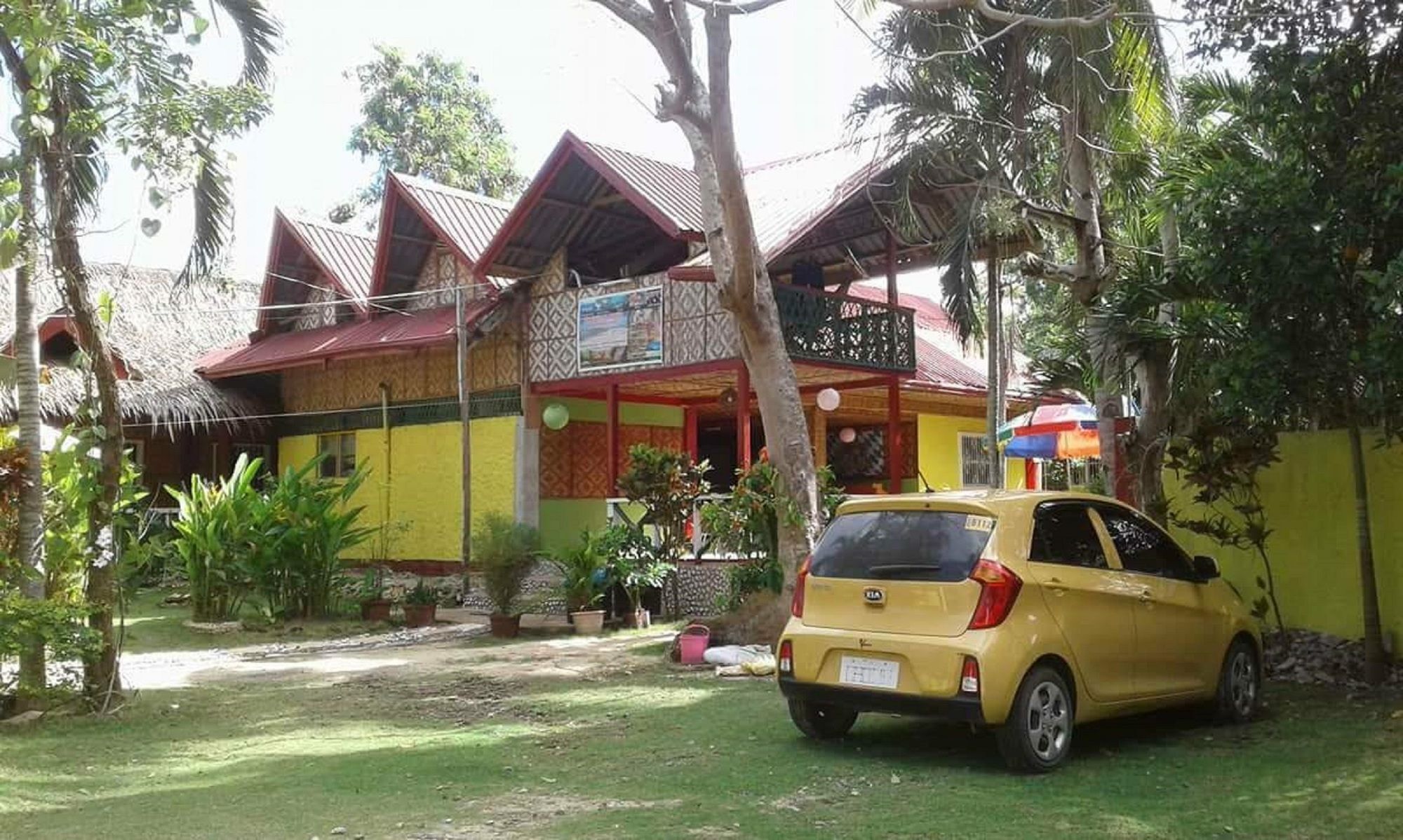 Traville Huts Palm Beach Inn Panglao Exterior foto